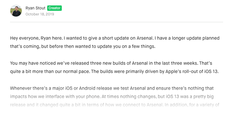 Rayan is still talking to investors about upcoming releases