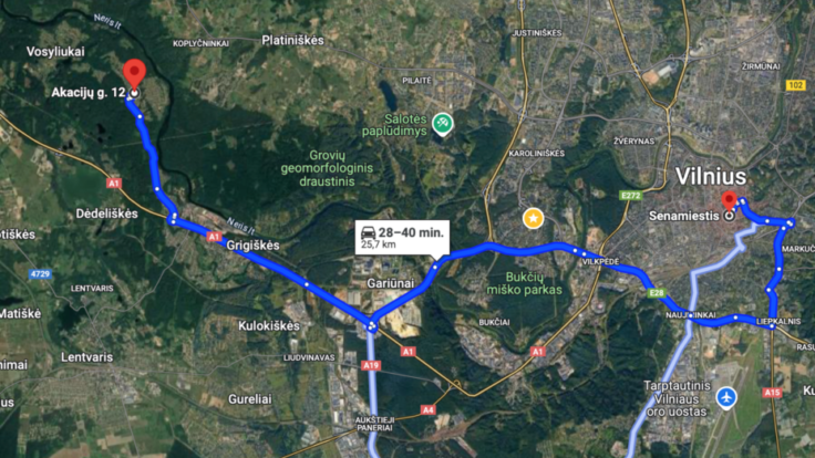 Houses Akaciju st., Trakai