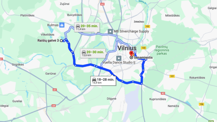 Duplex Raisiu st. 3C, Vilnius