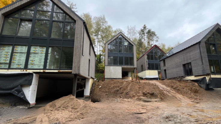 Houses Pupoju st., Vilnius