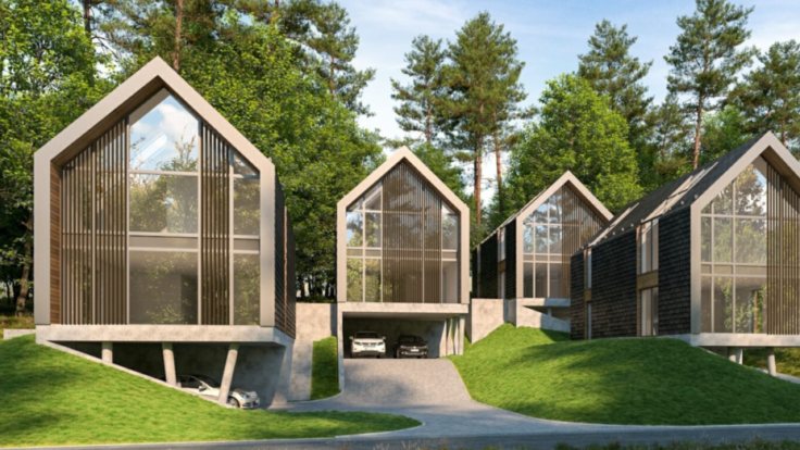 Houses Pupoju st., Vilnius