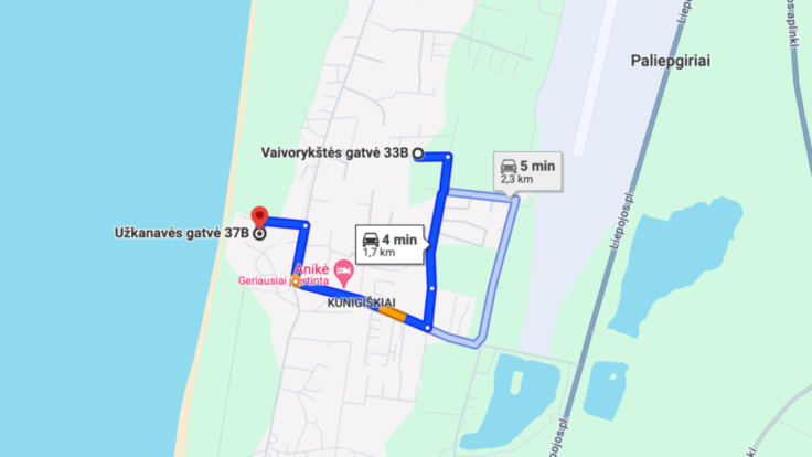 Apartments Vaivorykstes st., Palanga IV