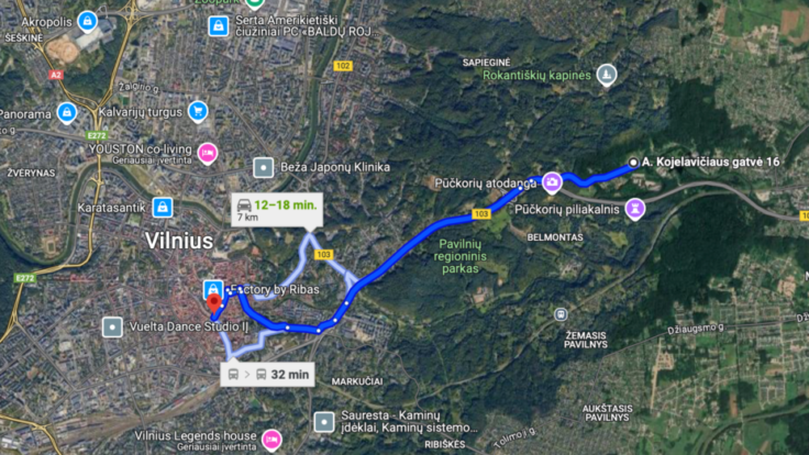 Houses Kojelaviciaus st. 16, Vilnius