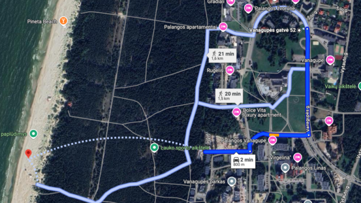 Apartaments Vanagupes st., Palanga II