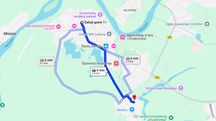 Apartment building, Druskininkai