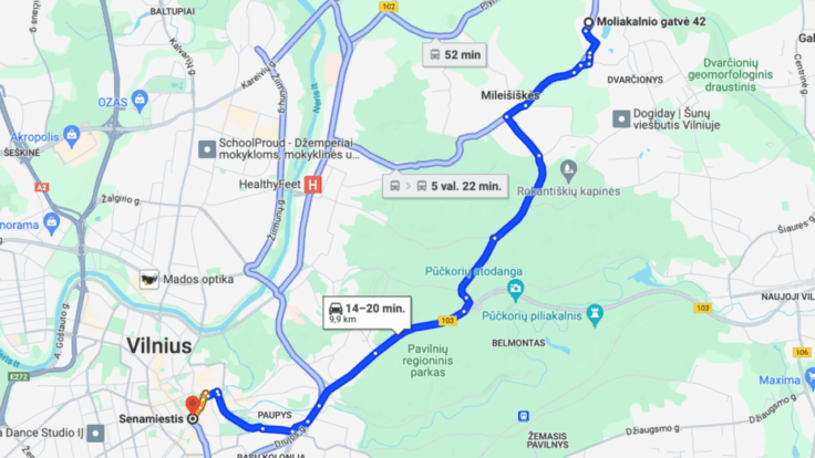 Apartments Moliakalnio st. Vilnius XII