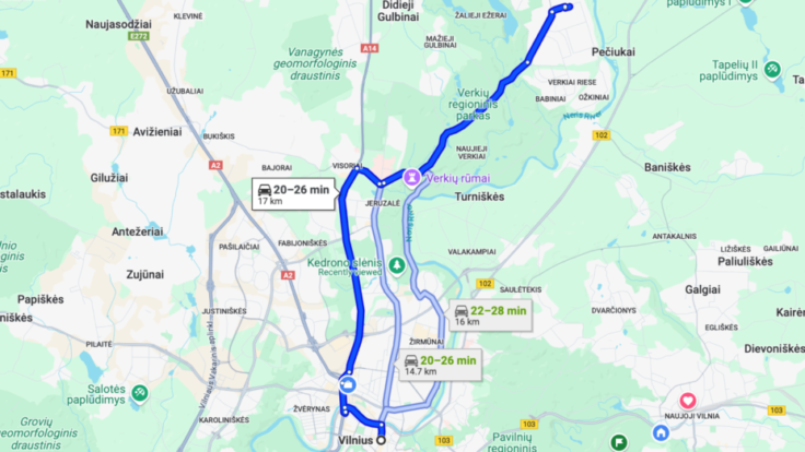 House Kryzioku sodu st., Vilnius