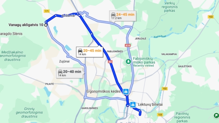 Houses Vanagu aklg., Vilnius dist. II