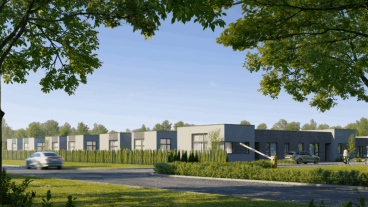 Semi-detached housing, Kaunas dist.