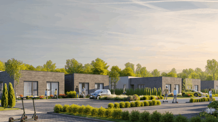 Semi-detached housing, Kaunas dist.