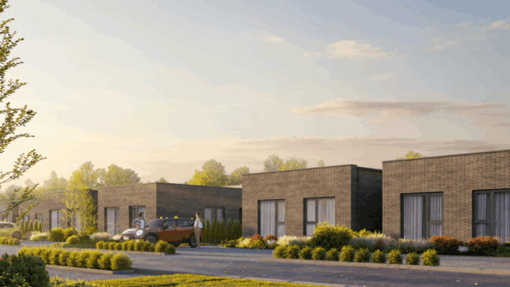 Semi-detached housing, Kaunas dist.