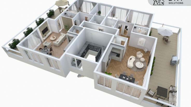 Apartment building, Druskininkai II