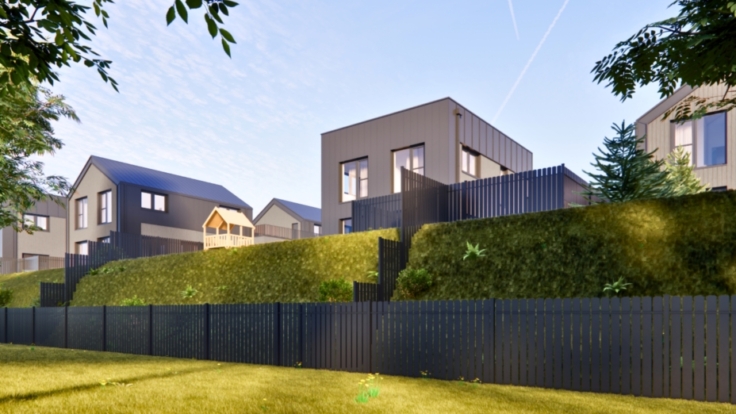 Duplex estate, Bizauskas St., Vilnius