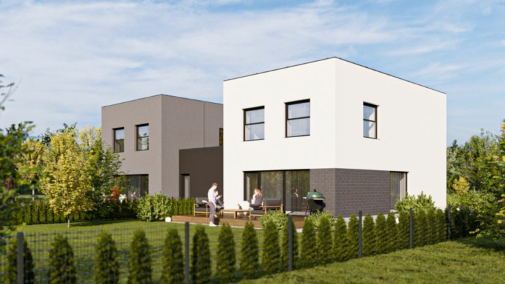 Duplexes in Bendoriai, Vilnius