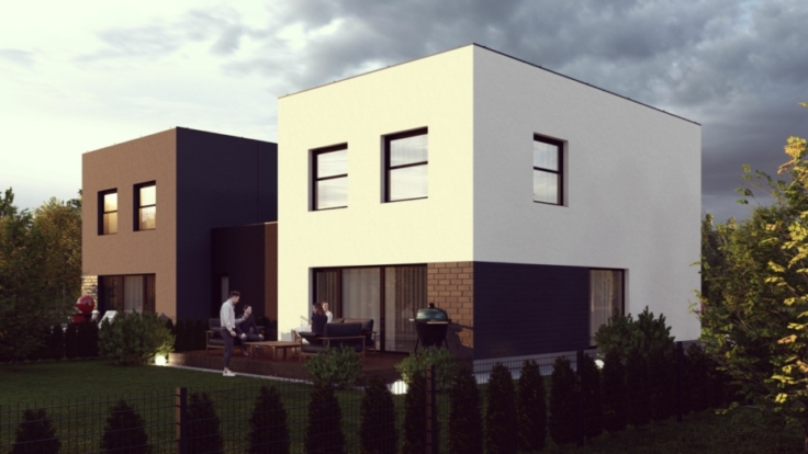 Duplexes in Bendoriai, Vilnius