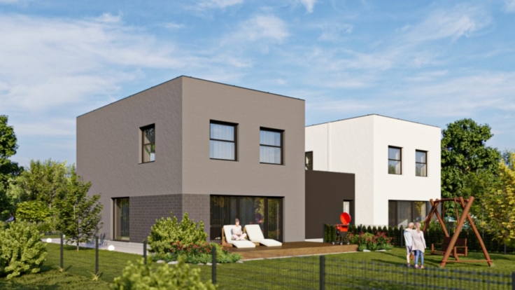 Duplexes in Bendoriai, Vilnius