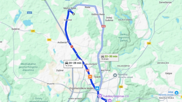 Duplexes in Bendoriai, Vilnius