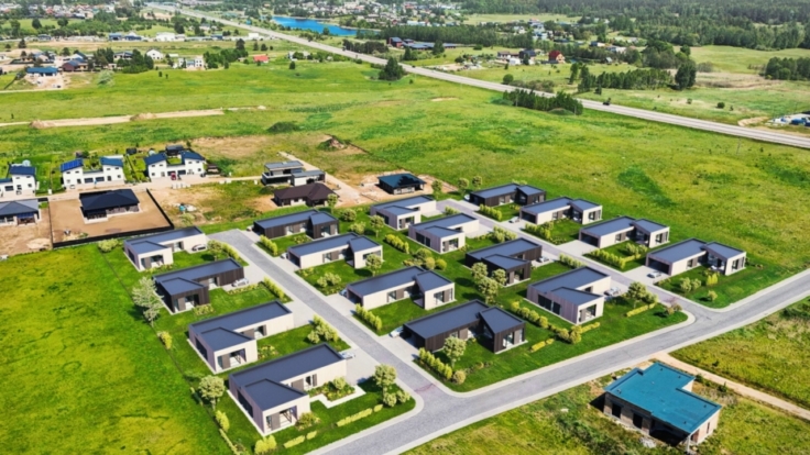 Houses in Riese, Vilnius dist. II