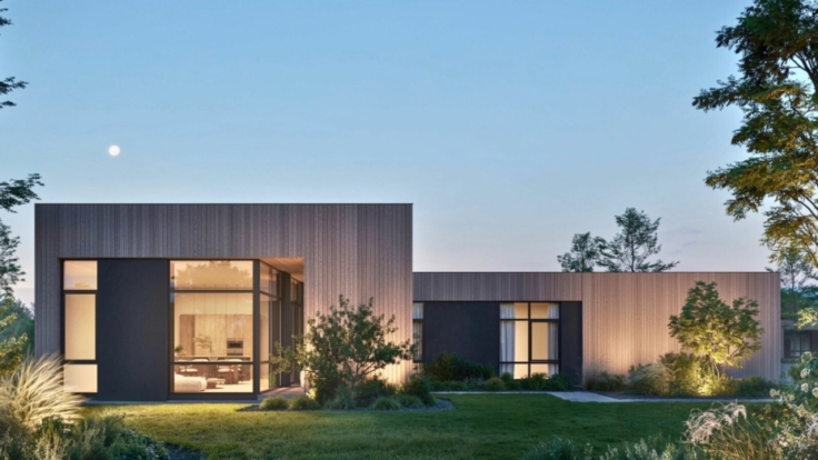 Houses in Riešė, Vilnius district