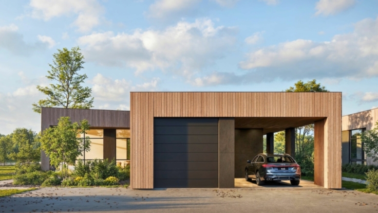 Houses in Riešė, Vilnius district