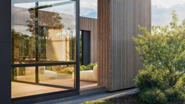 Houses in Riešė, Vilnius district