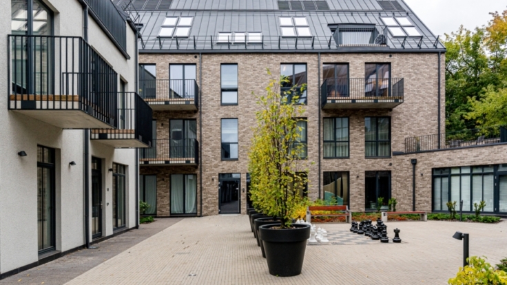 Apartment complex in Vilnius center