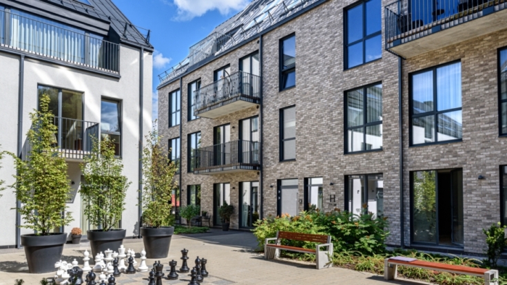 Apartment complex in Vilnius center