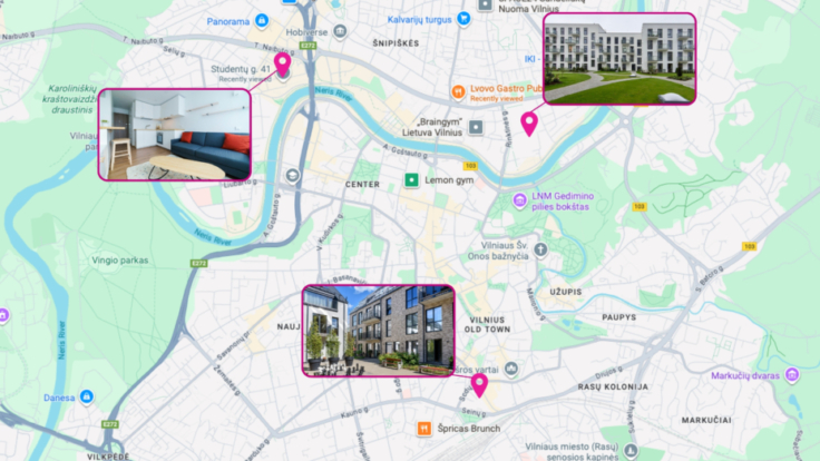 Apartments in Central Part of Vilnius