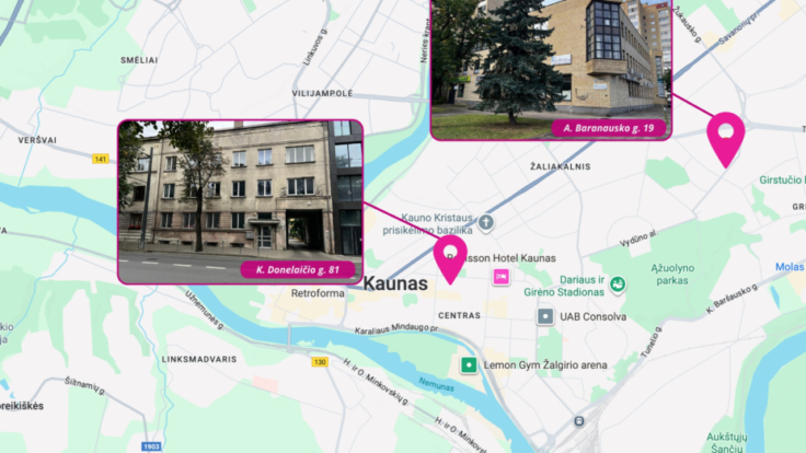 Premises in the central part of Kaunas