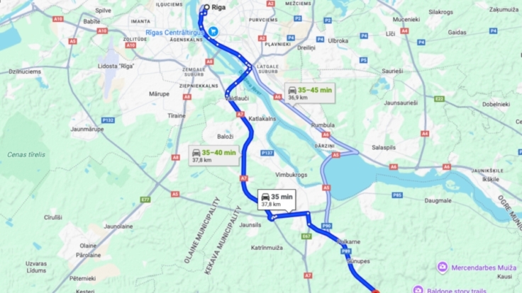 Recreation complex, Riga reg.