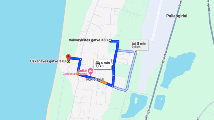 Apartments Vaivorykstes st., Palanga V