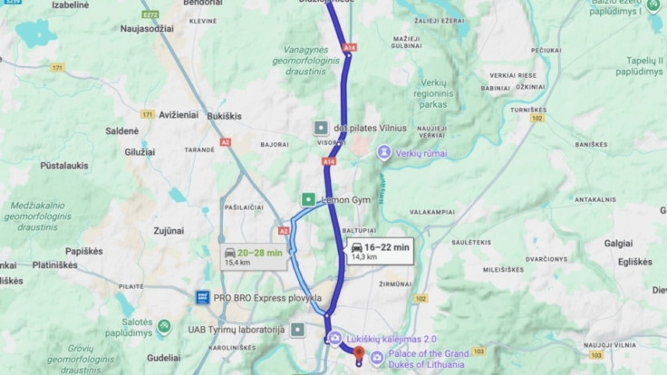 Duplex in Didzioji Riese, Vilnius