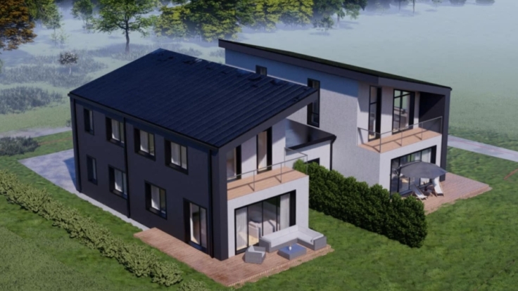 Duplex in Didzioji Riese, Vilnius