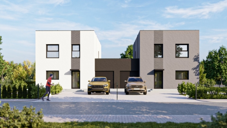 Duplexes in Bendoriai, Vilnius II