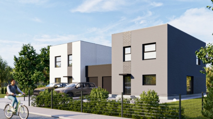 Duplexes in Bendoriai, Vilnius II