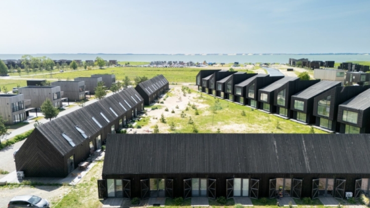 Houses in Svencele, Klaipeda dist.