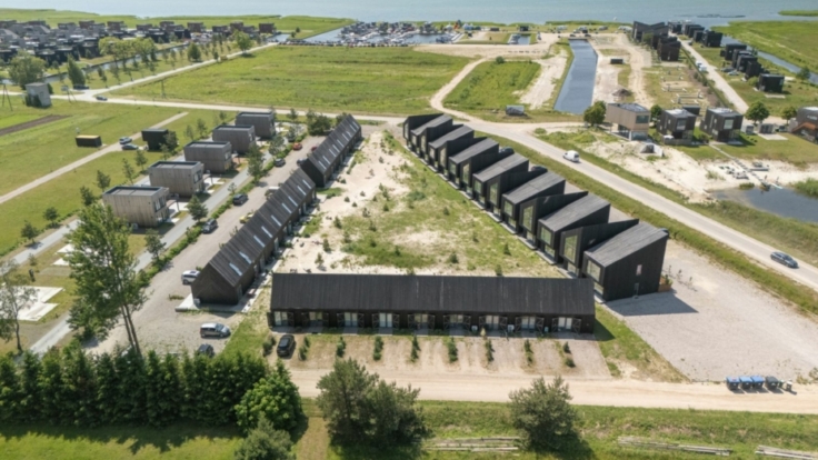 Houses in Svencele, Klaipeda dist.