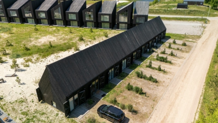 Houses in Svencele, Klaipeda dist.