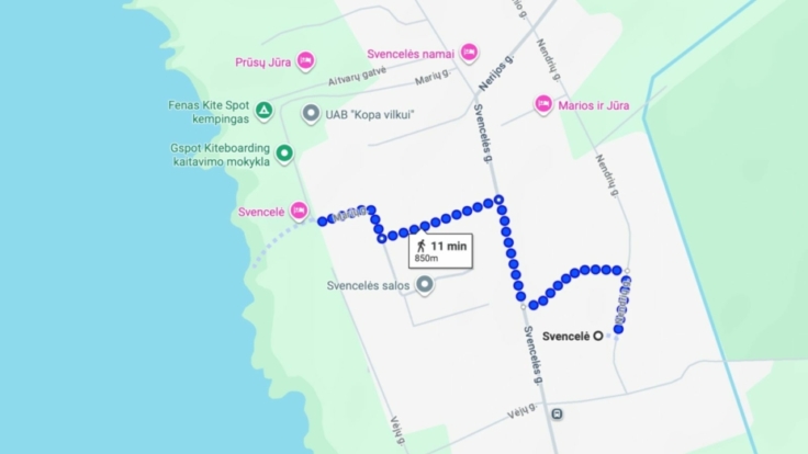 Houses in Svencele, Klaipeda dist.