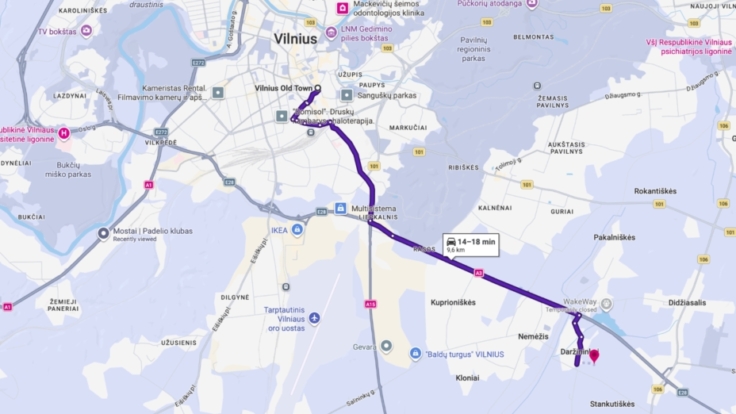 Land plot in the Pavasariu neighborhood