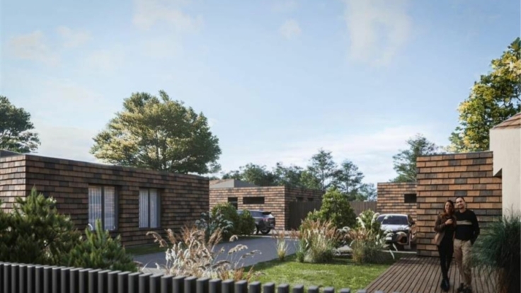 Upelio houses, Palanga