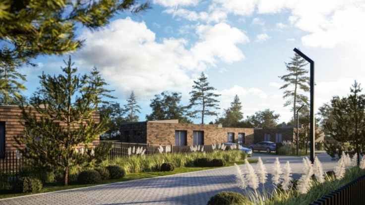 Upelio houses, Palanga