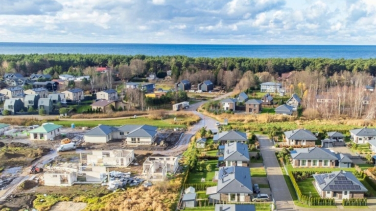 Upelio houses, Palanga