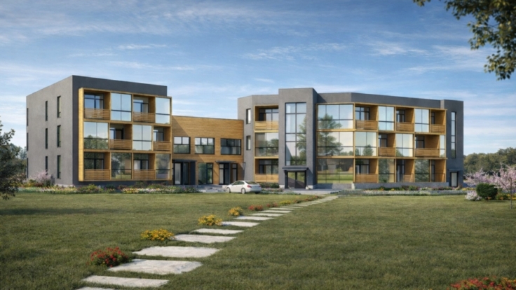 Apartment building in Panevezys II