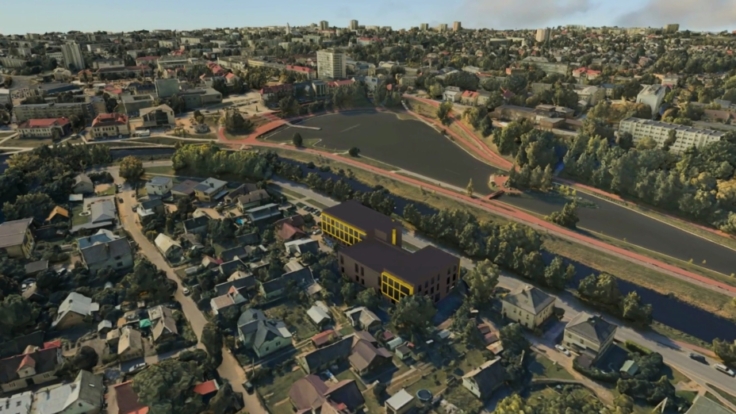 Apartment building in Panevezys II