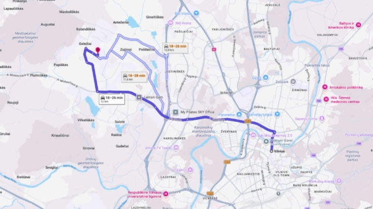 Single-family houses near Vilnius