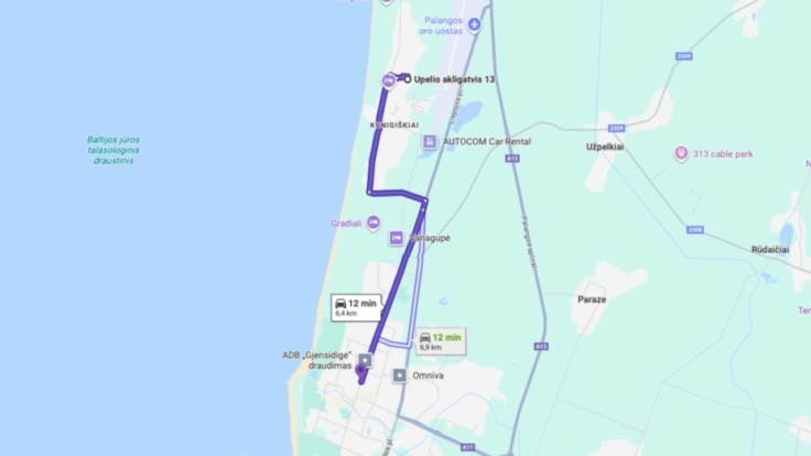 Upelio houses, Palanga II