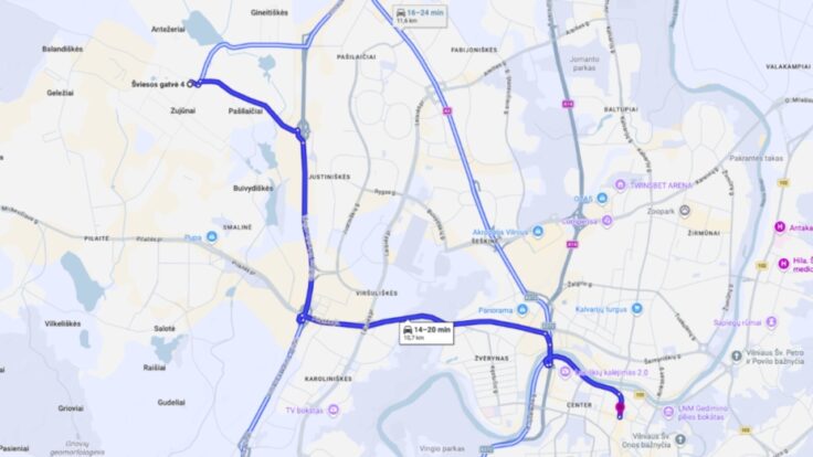 Apartments in Zujunai, Vilnius dist.