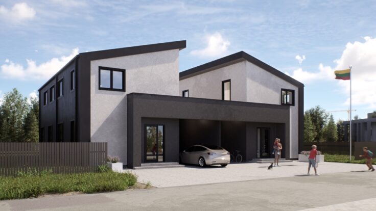 Duplex in Didzioji Riese, Vilnius III