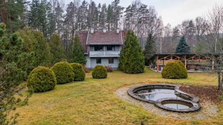 Maisons par les Neris, District de Vilnius.